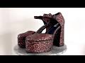 From the Kitty Love Shoeseum Collection : Shelley’s London Glitter 70’s Style Platform