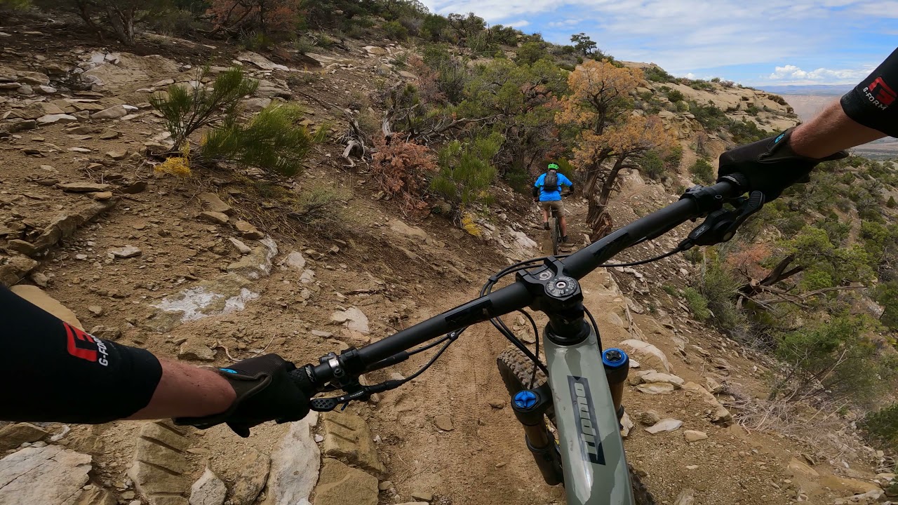 Biking the entire Palisade Plunge: Palisade, CO