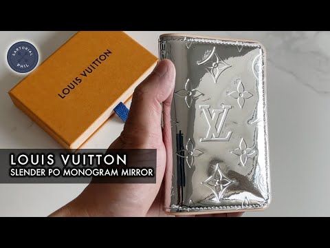 Louis Vuitton Monogram Mirror Slender Pocket Organizer Details Men's FW21 