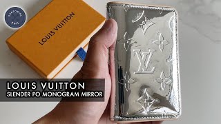 Louis Vuitton Monogram Mirror Slender Pocket Organizer Details Men's FW21 