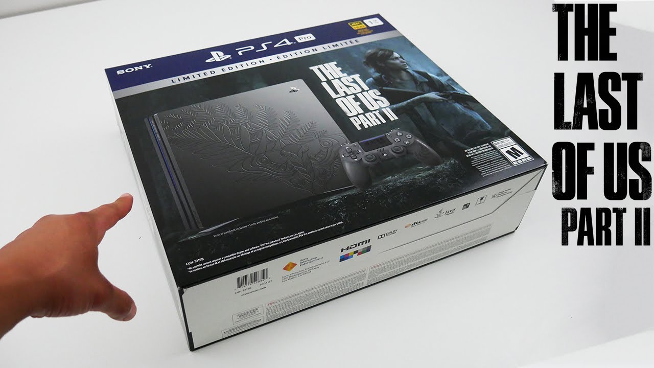 PS4 Pro "The Last of Us Part II" Limited Edition Console Bundle - Unboxing,  Review, Gameplay - YouTube