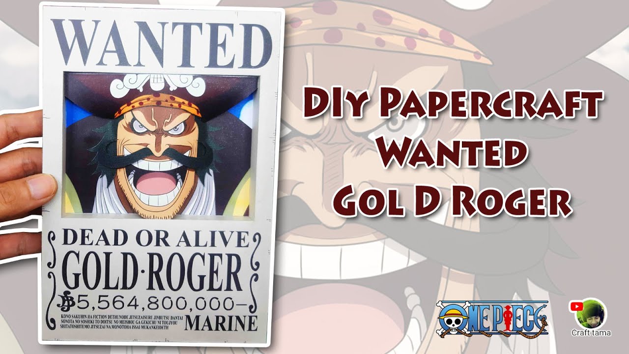 Gold Roger One Piece Wanted Poster | Photographic Print