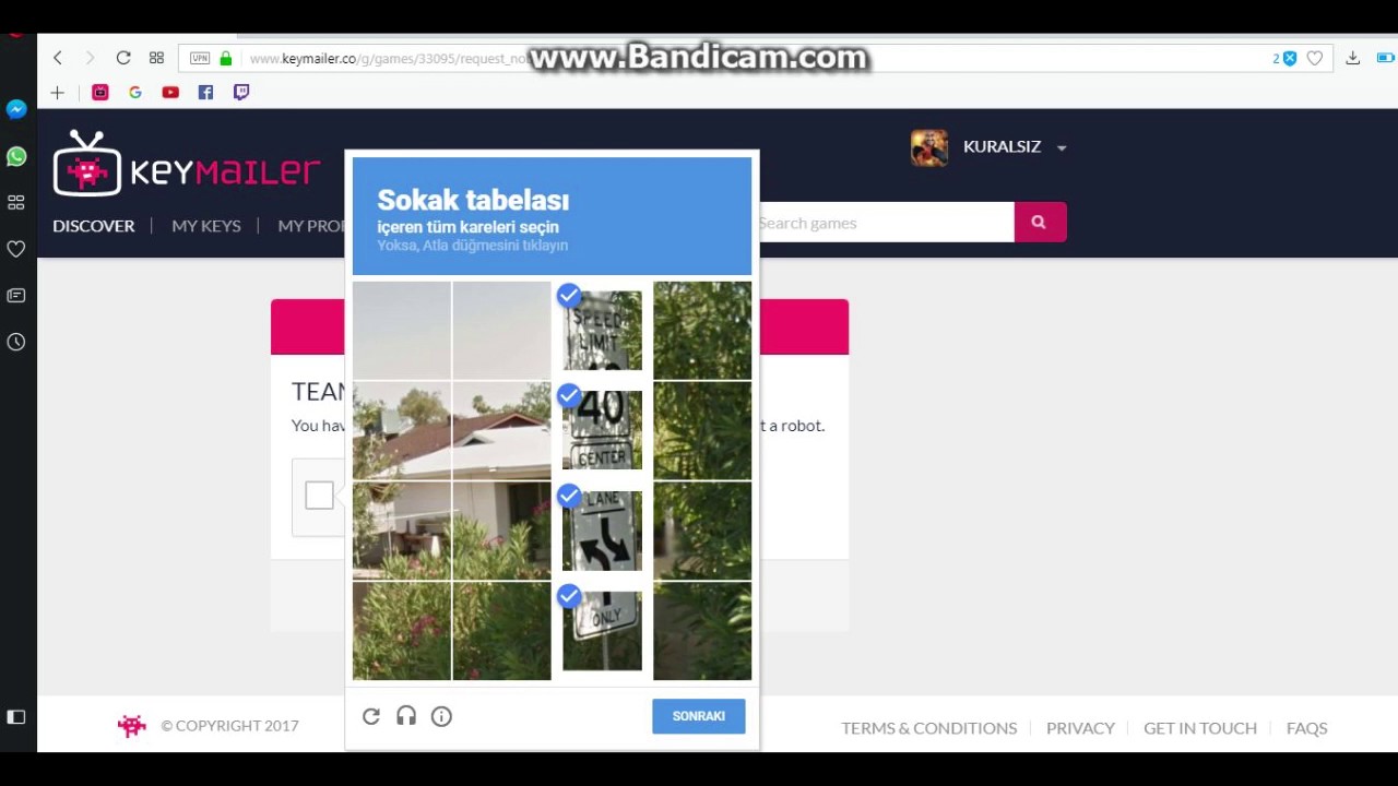 KEYMAILER Nıce Key Sıte