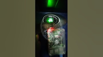 ARATEK A600 Fingerprint Scanner powered by Raspberry Pi 4B Detects and Scans my Finger at Night