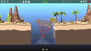 Poly Bridge 2 : Level 4-09 Solution