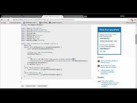Android HTTP Url Connection 1