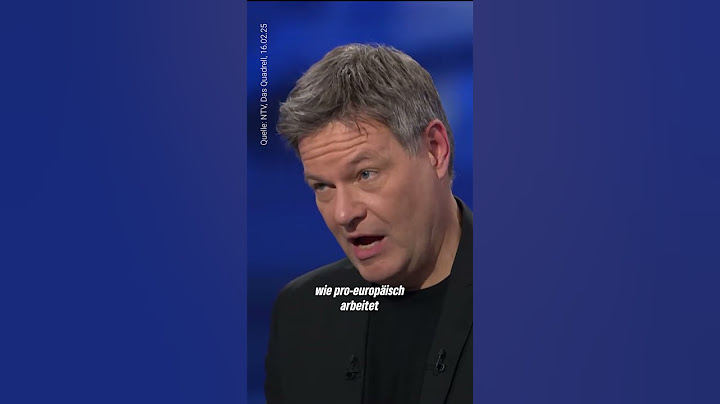 Damit unsere Zukunft nicht zu kurz kommt! | Robert Habeck im Quadrell