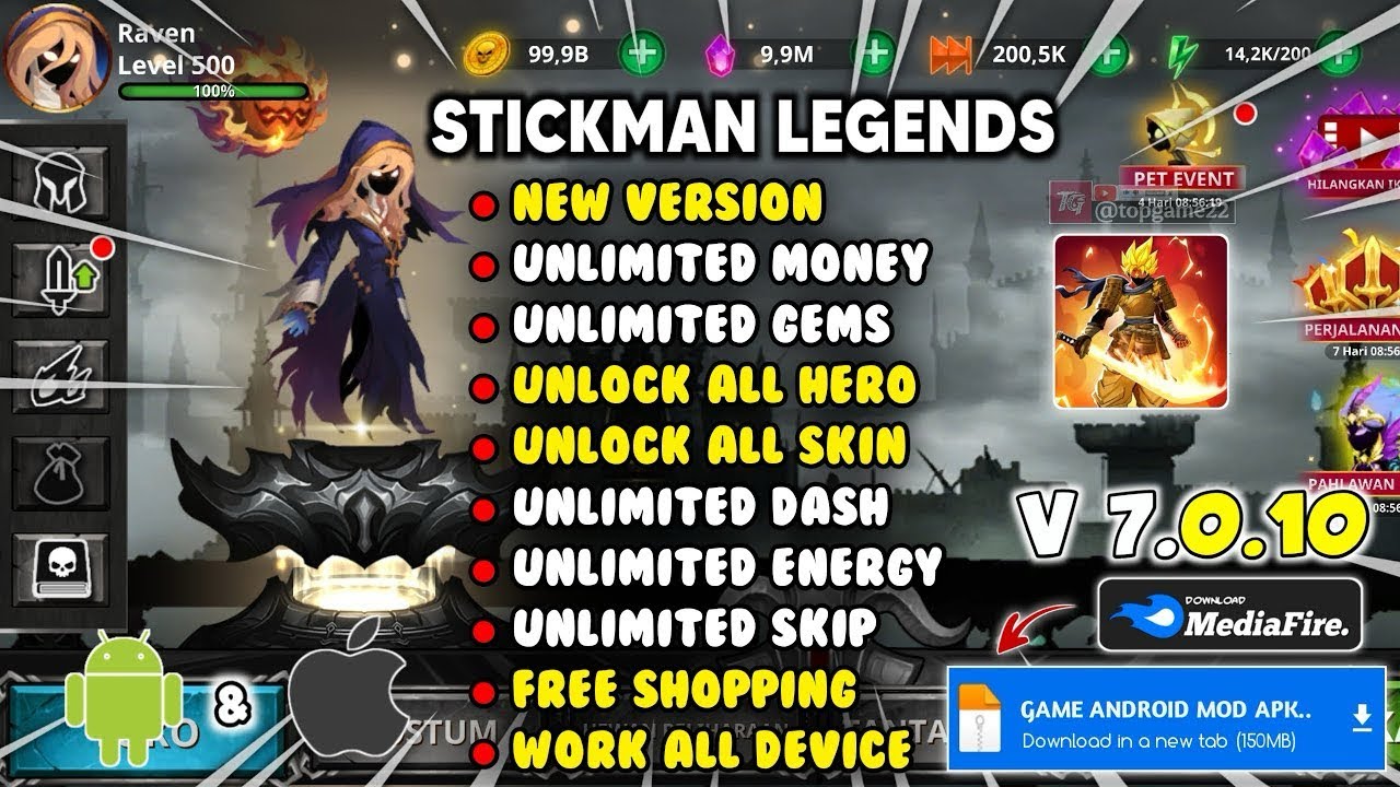 🚀NEW🧲❗Stickman Legends Mod APK | Unlimited Money & Power | Best Action Fighting Game 2025 🔥🔥😱😱⚡⚡