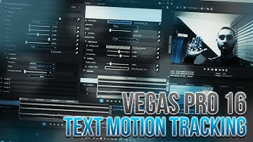 How To Motion Track Text in Vegas Pro 16