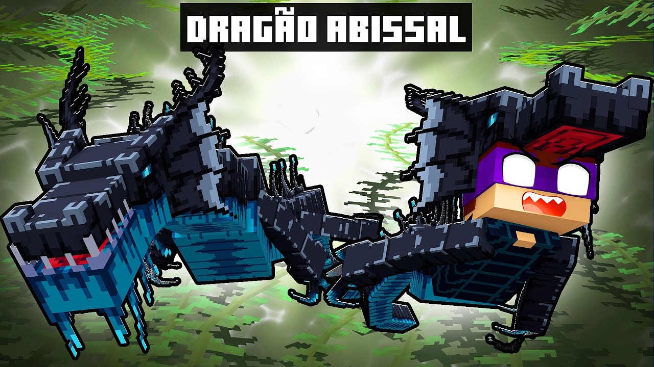 JOGANDO como DRAGÃO de ÁGUA no Minecraft!! ‹ DONAT3LO ›