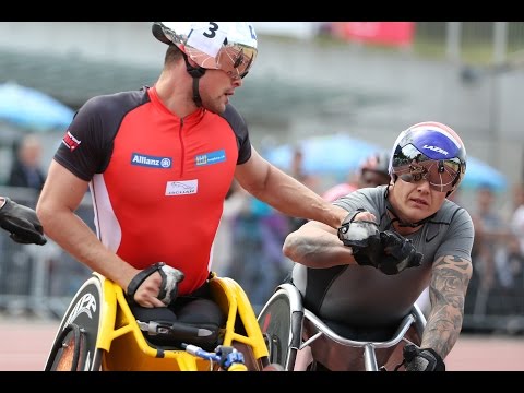 Marcel Hug beats David Weir over 1,500m T54 in Nottwil