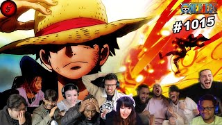 LUFFY USES RED ROC!!｜One Piece Episode 1015 Best Reaction Mashup