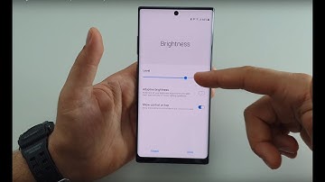 How to show brightness slider above the notifications panel on NOTE 10+