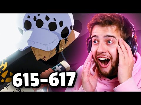 LAW VS VERGO!!!! One Piece Episode 615, 616, & 617 Reaction