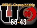 2025 WPIAL 6A Boys Basketball Championship: #1 Upper St. Clair vs. #2 New Castle Highlights
