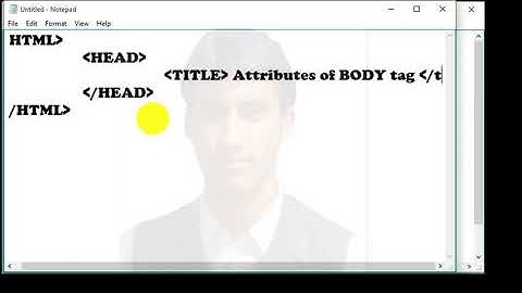 Body Tag with Example of HTML in Nepali by NP Rijal