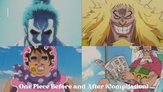 One Piece: Before vs Now (Compilation) PART 3 : Senor Pink, Ryuma, Shiki, Crocus.