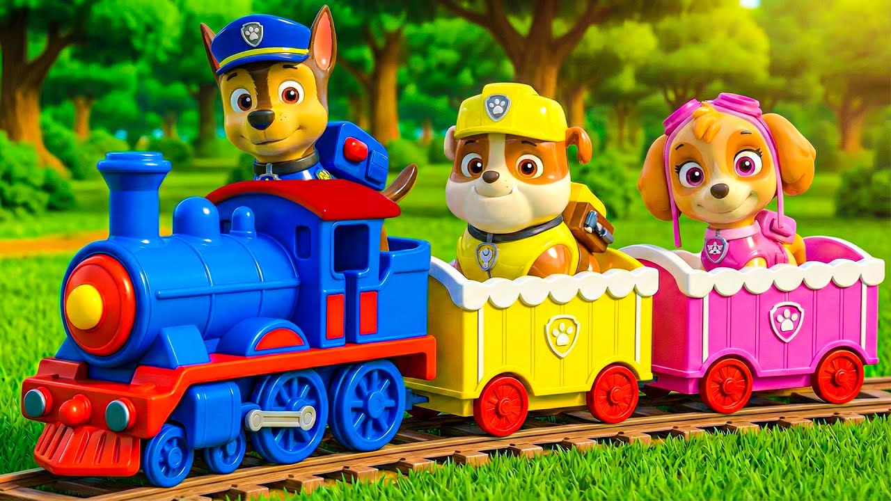 Mighty Pups Save The Train & More Rescue | Pups Toy Unboxing Stop Motion for Kids | Paw Patrol Toys