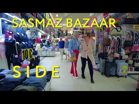 SIDE EVRENSEKI. SASMAZ BAZAAR. Fake SHOPPING EVRENSEKI #side #turkey #evrenseki