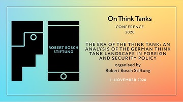 The era of the think tank: analysis of the German think tank landscape in foreign & security policy