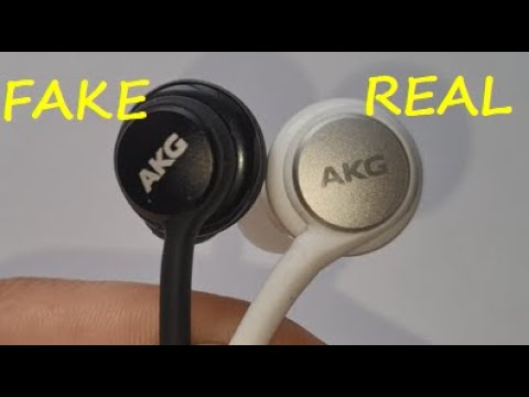 Samsung AKG earphones real vs fake review. How to spot clone Samsung ear  buds 