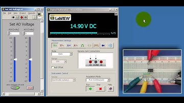 myDAQ mini-lab: Op Amp I -- Terminal Voltages -- Expected results