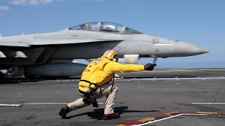 Flight Operations: USS Gerald R. Ford (CVN 78) by U.S. Navy 100,660 views 8 months ago 4 minutes, 10 seconds