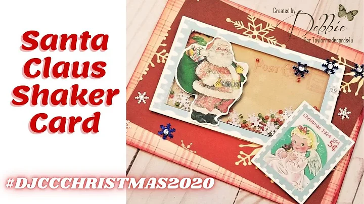 Vintage Santa Shaker Card | #TaylorMadeCards...  |...