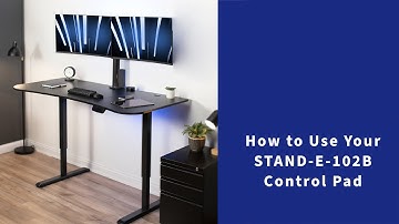 DESK-KIT-SET1B How to use the Desk Kit Control Pad by VIVO