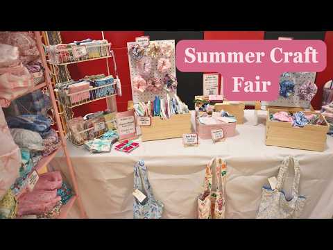 Summer Solstice Craft Fair Vendor Vlog | 2 Day Indoor Summer Craft Fair