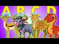 ABC Safari Animal Sounds Adventure 🦁🐘 | Learn Animal Names &amp; Sounds for Kids 🎶 | Fun Nursery Rhymes