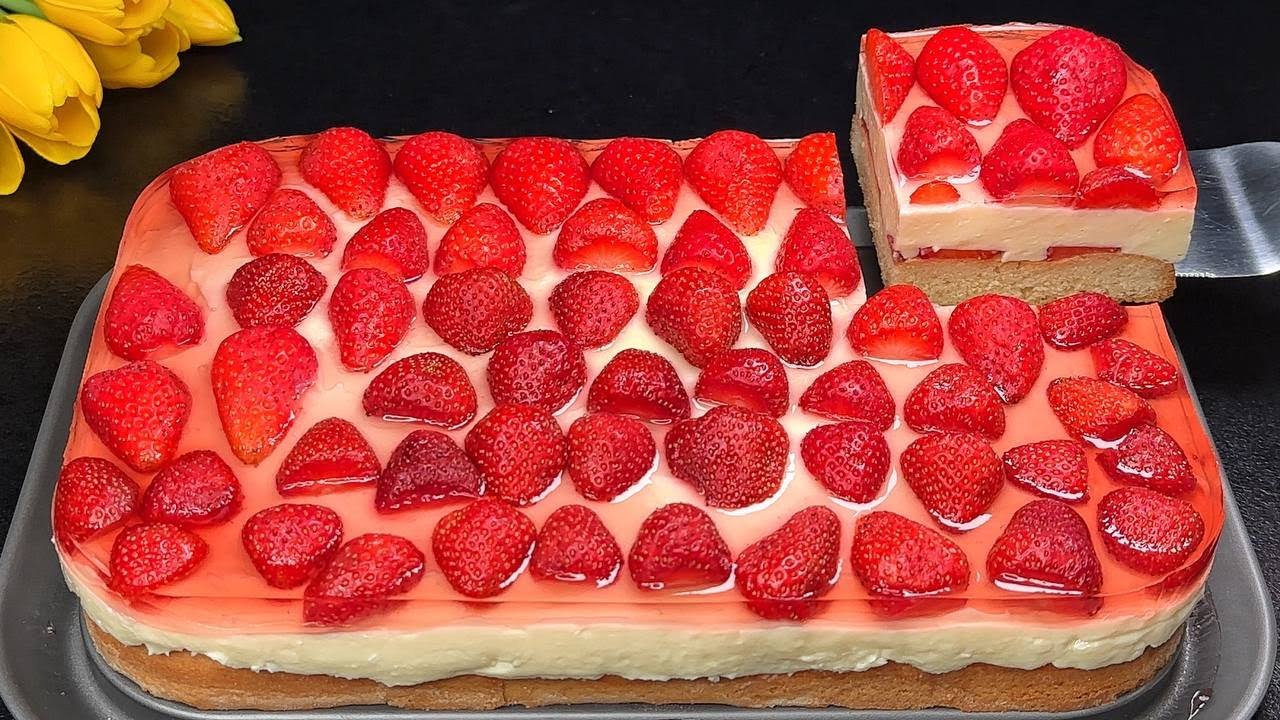 Идеальный клубничный торт за считанные минуты! Просто и вкусно. Рецепт из швейцарской деревни.