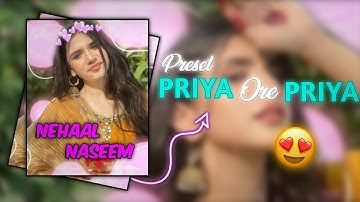 Priya Or Priya Xml Preset 💖🌈 | XML Video Editing | Alight Motion Preset 🔒60fps | Xml Preset