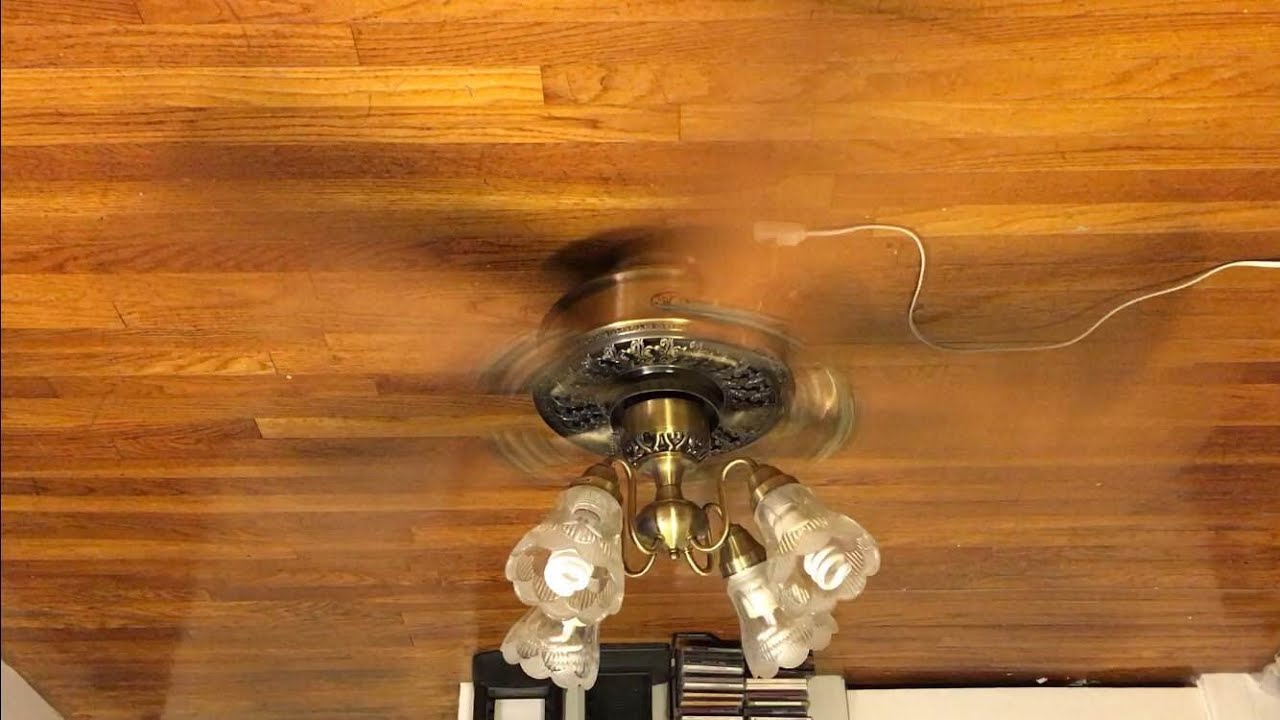 Hampton Bay St Claire Ceiling Fan 52 With Light Oak Blades Hampton Bay St Claire Ceiling Fan 52 With Light Oak Blades