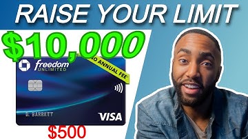 CHASE Freedom Credit Limit Increase | YOU