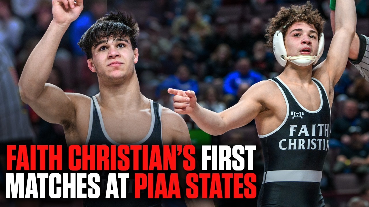 Faith Christian's Top Ranked Wrestlers First Round Matches At PIAA States