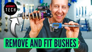 How To Remove And Install MTB Rear Shock Mounting Hardware | Shock Bushings Explained