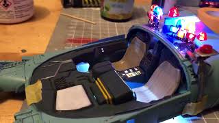Fujimi 1/24 Blade Runner Spinner Cop Car SMD Lighting Test IV #bladerunner
