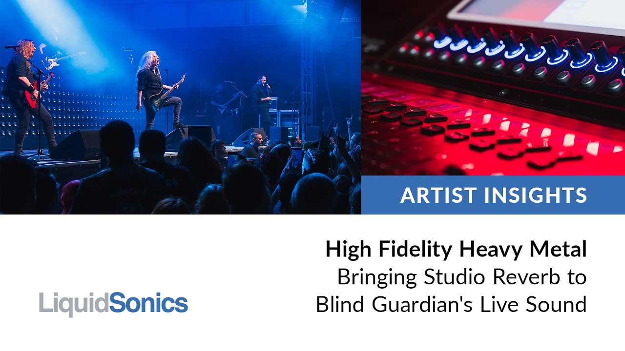 Watch High Fidelity Heavy Metal: Bringing Studio Reverb to Blind Guardian's Live Sound on YouTube Watch High Fidelity Heavy Metal: Bringing Studio Reverb to Blind Guardian's Live Sound on YouTube
