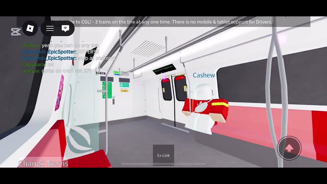 Roblox SMRT CGL R151 journey:Expo - Changi Airport (13828)