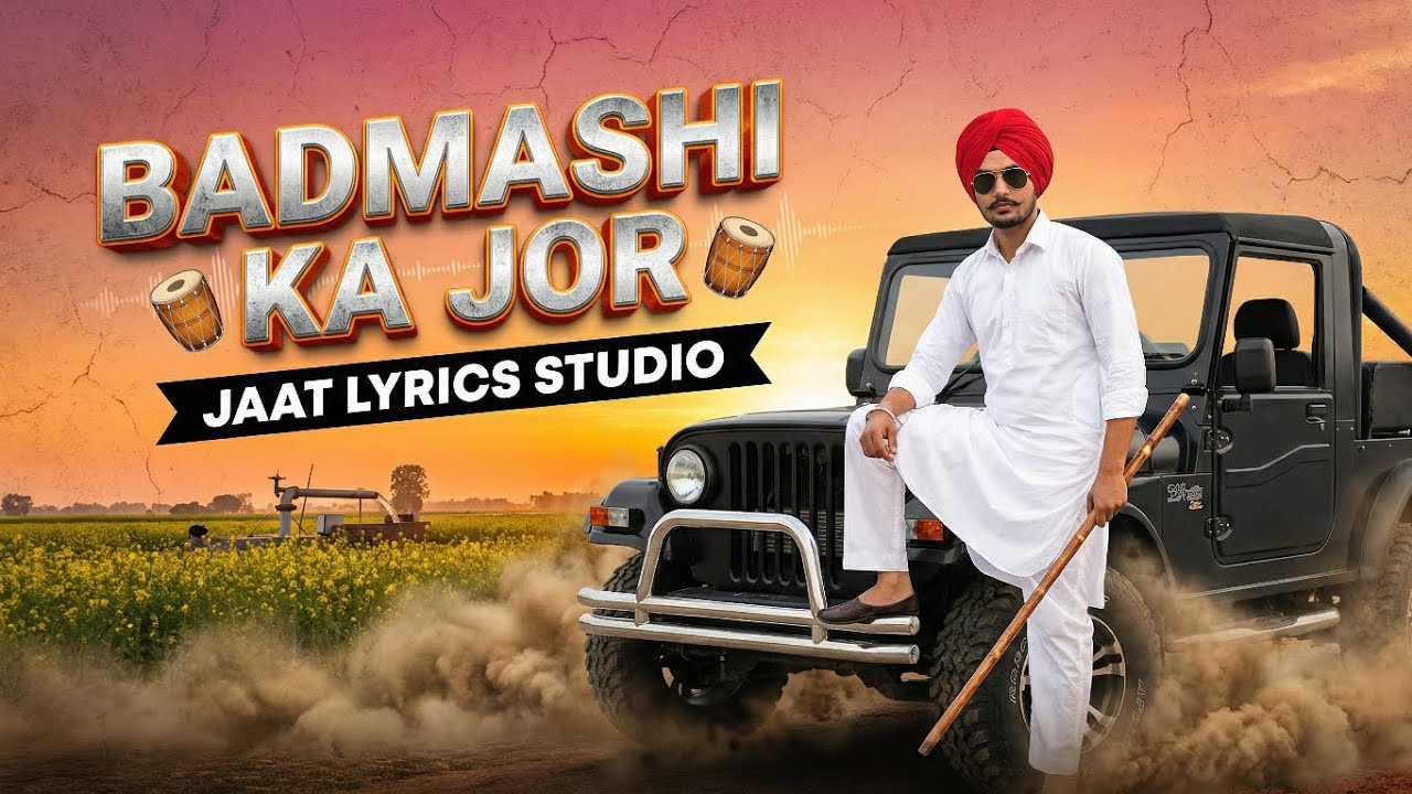 BADMASHI KA JOR (Official Haryanvi Badmashi Song 2026) | JAAT LYRICS STUDIO | Latest Jaat Anthem
