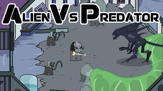 Alien vs. Predator | Among Us Animation