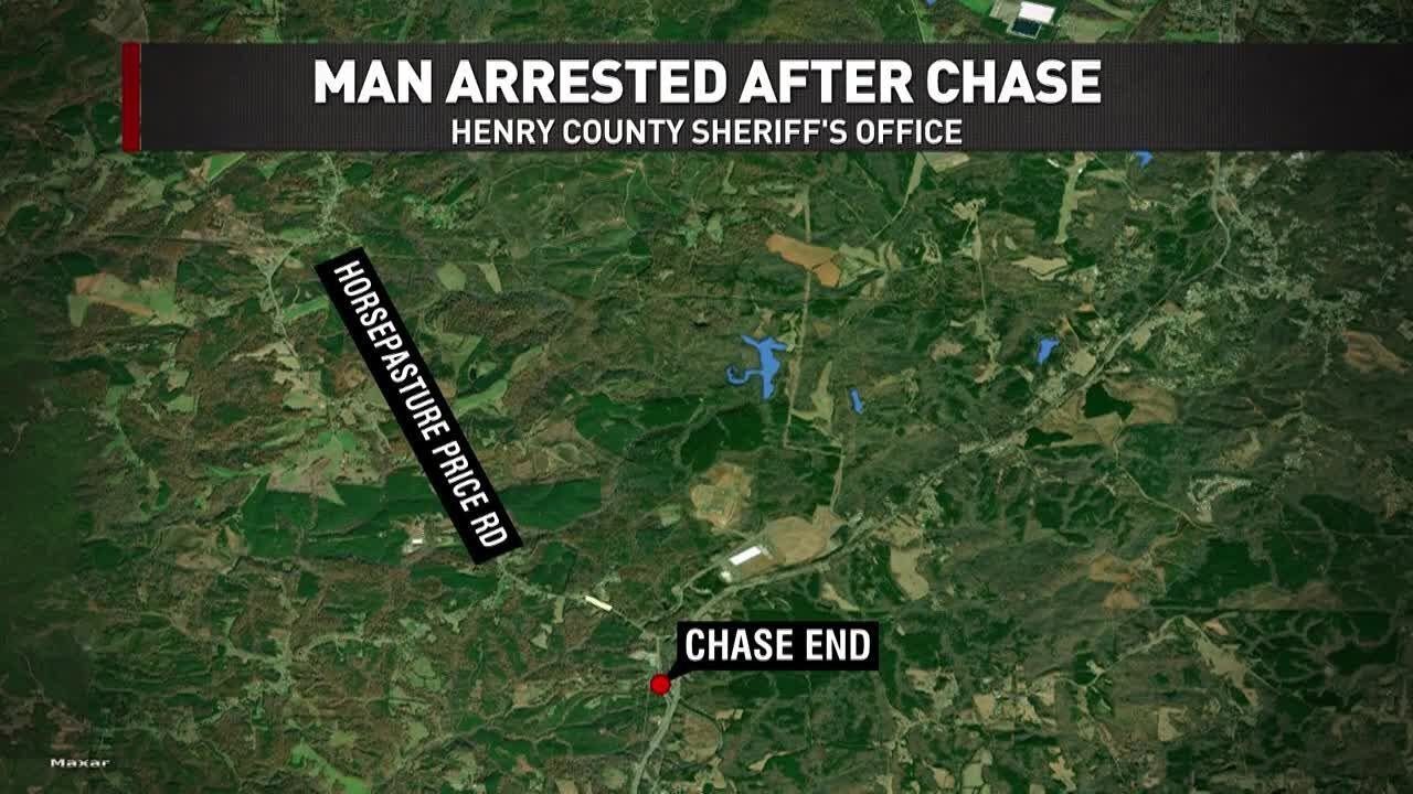 Henry County Man Arrested After Police Chase - YouTube