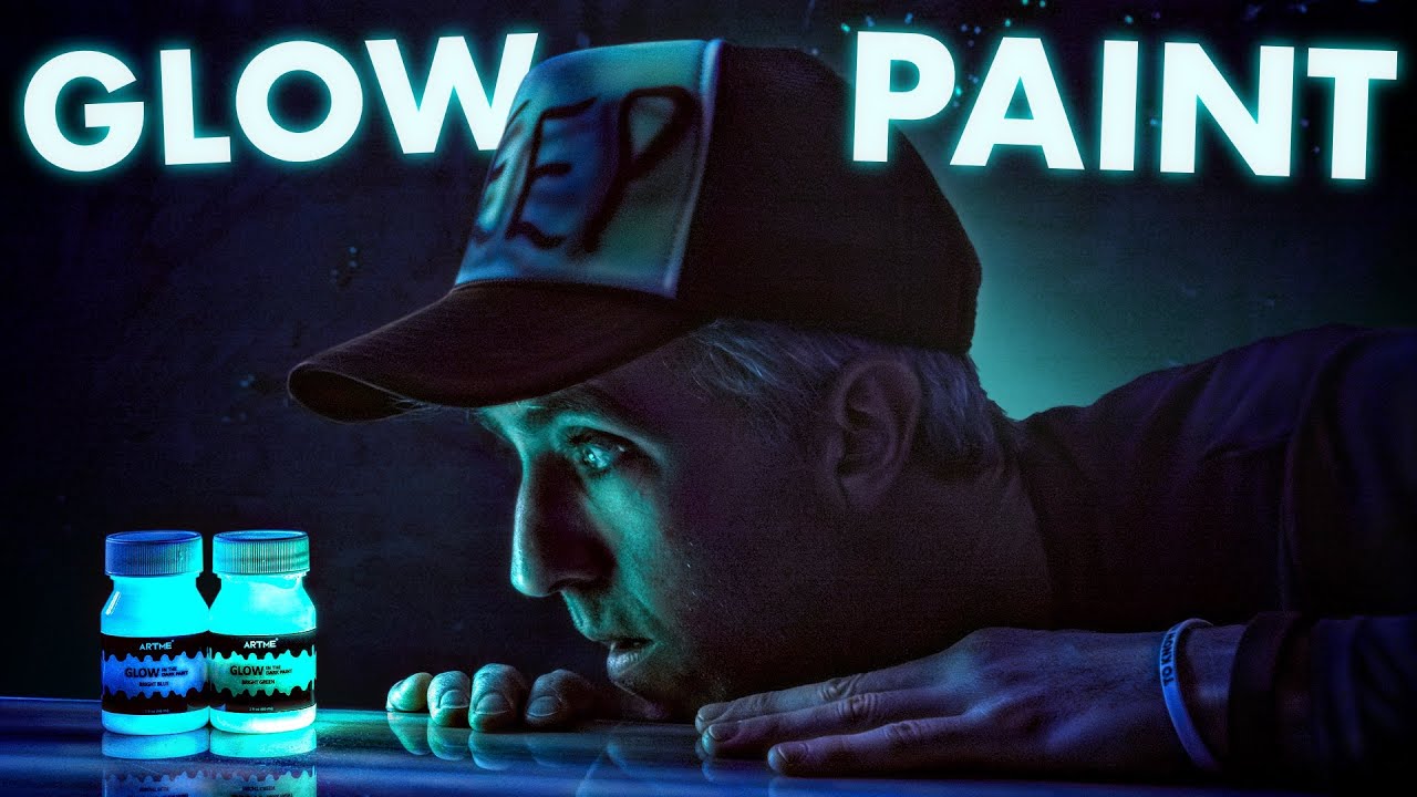 IT GLOWS!!?? Episode 1: WATERCOLOR AND CHARCOAL | ADAM AND ART