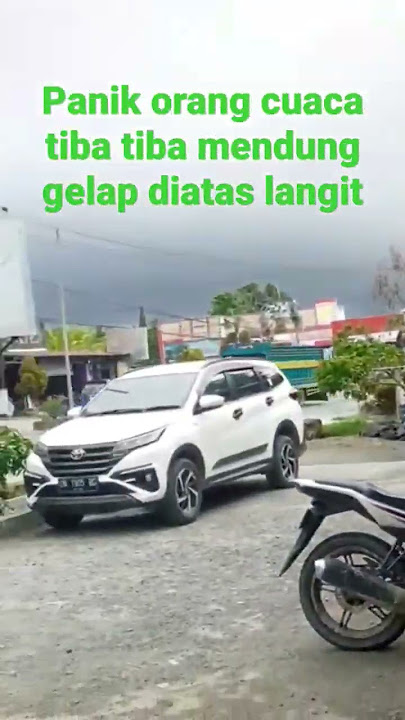 Panik orang tiba tiba cuaca mendung gelap#shorts