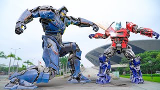 Transformers vs Pacific Rim: Optimus Prime vs Gipsy Danger Final Fight | Paramount Pictures [HD]
