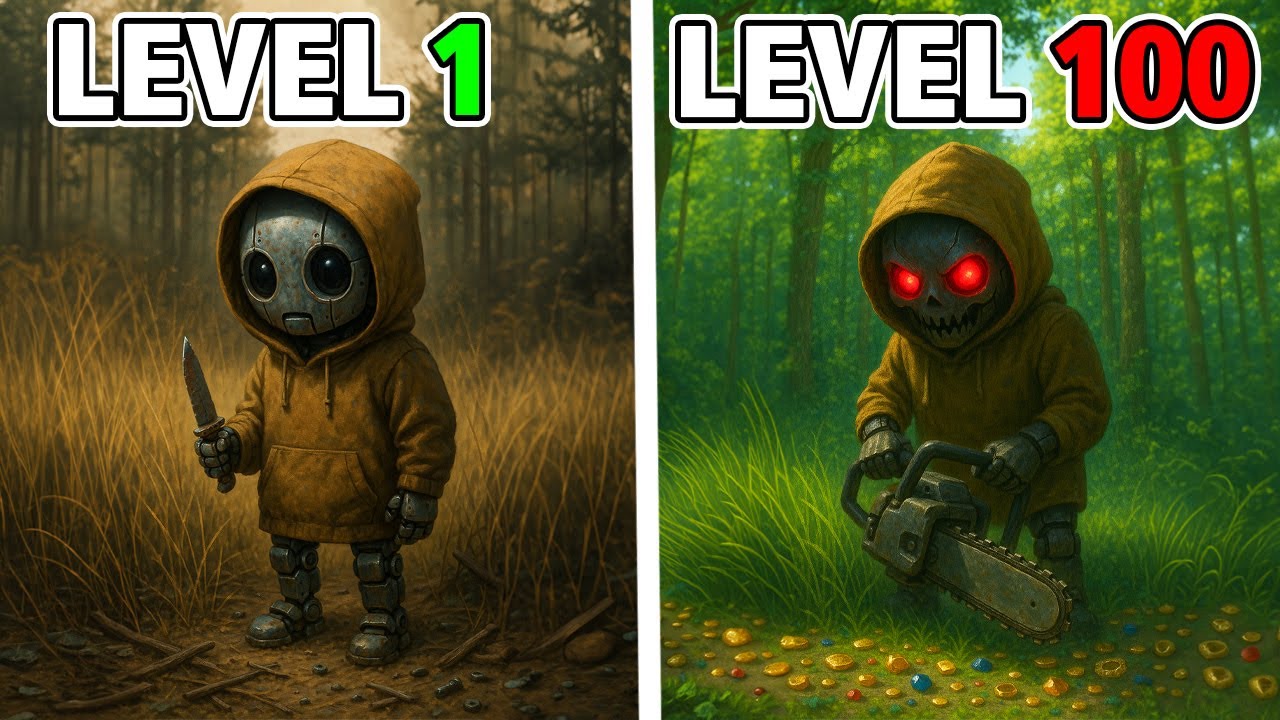 لعبة تطورية ( لازم تجمع أغراض عشان تطور نفسك ) Grass Land #1