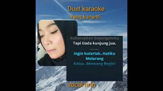 Duet karaoke - Yang ku nanti
