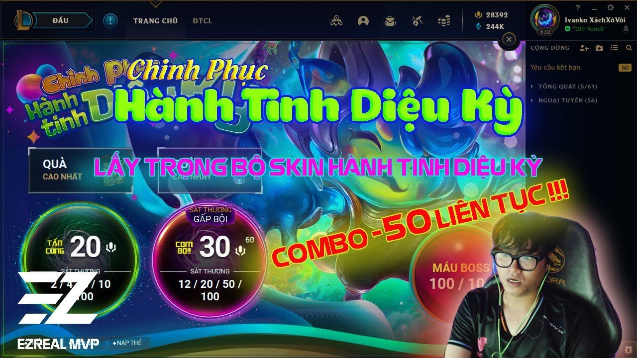 [LMHT] REVIEW SỰ KIỆN CHINH PHỤC HÀNH TINH DIỆU KỲ | BAO NHIÊU RP ĐỂ LẤY MỘT SKIN HÀNH TINH DIỆU KỲ