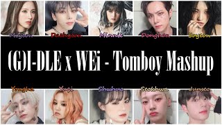 (G)I-DLE ((여자)아이들) x WEi (위아이) - Tomboy Mashup | Color Coded Lyrics